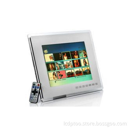 Modern 12" Transparent Acrylic Personalized Digital Photo F